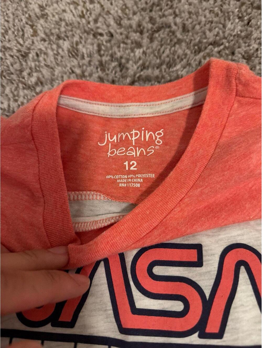 Jumping Beans Kids Boys Large NASA Shirt & Hind Shorts - Picture 2 of 4